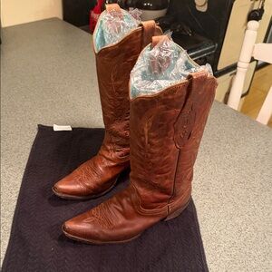 Corral Vintage Brown Leather Cowboy Boots